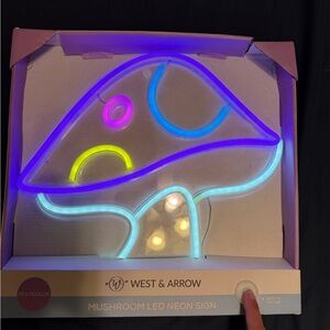 Multicolor Mushroom LED Neon Sign